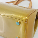 LOUIS VUITTON Monogram Vernis Blair GM Bag 2way Beige Poodle M91754 Auth 188838-15