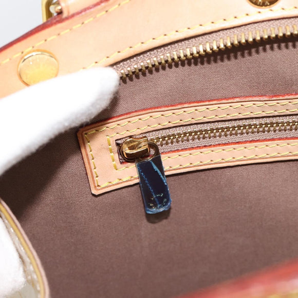 LOUIS VUITTON Monogram Vernis Blair GM Bag 2way Beige Poodle M91754 Auth 188838