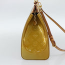 LOUIS VUITTON Monogram Vernis Blair GM Bag 2way Beige Poodle M91754 Auth 188838-3