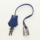 HERMES Birkin 35 Hand Bag Taurillon Leather Blue Silver Auth 188839SM-29