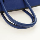 HERMES Birkin 35 Hand Bag Taurillon Leather Blue Silver Auth 188839SM-7