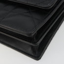 Christian Dior Cannage Miss Caro Chain Bag Leather Black Gold Auth 188849SAM-9