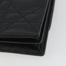 Christian Dior Cannage Miss Caro Chain Bag Leather Black Gold Auth 188849SAM-16