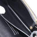 Christian Dior Cannage Miss Caro Chain Bag Leather Black Gold Auth 188849SAM-23
