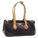 LOUIS VUITTON Monogram Vernis Rosewood Avenue Bag Amarante M93510 Auth 188850-1