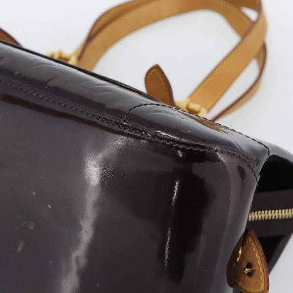 LOUIS VUITTON Monogram Vernis Rosewood Avenue Bag Amarante M93510 Auth 188850