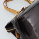 LOUIS VUITTON Monogram Vernis Rosewood Avenue Bag Amarante M93510 Auth 188850-17