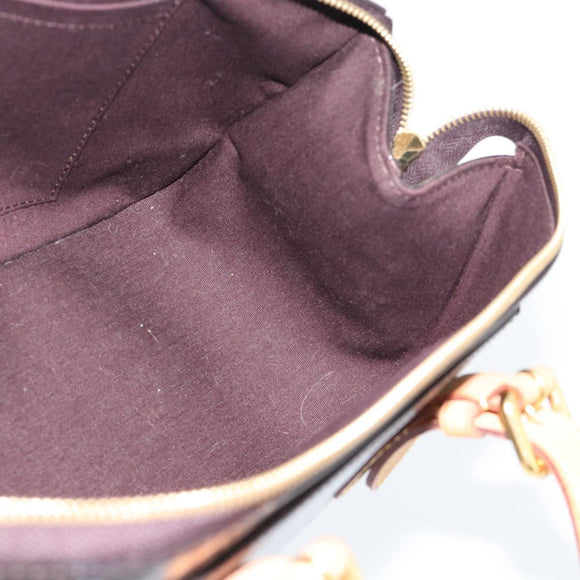 LOUIS VUITTON Monogram Vernis Rosewood Avenue Bag Amarante M93510 Auth 188850