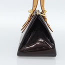 LOUIS VUITTON Monogram Vernis Rosewood Avenue Bag Amarante M93510 Auth 188850-3