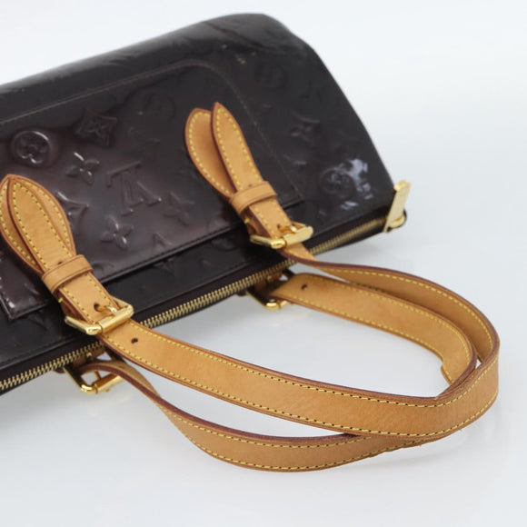 LOUIS VUITTON Monogram Vernis Rosewood Avenue Bag Amarante M93510 Auth 188850