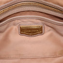 Miu Miu Matelasse Hand Bag Leather 2way Pink Gold Auth 188853-22