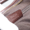 GUCCI GG Canvas Abbey Shoulder Bag Beige Gold 130737 Auth 188855V-11