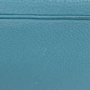 HERMES Birkin 35 Hand Bag Taurillon Leather Light Blue Silver Auth 188857SM-7