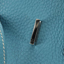 HERMES Birkin 35 Hand Bag Taurillon Leather Light Blue Silver Auth 188857SM-28