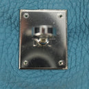 HERMES Birkin 35 Hand Bag Taurillon Leather Light Blue Silver Auth 188857SM-30