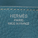 HERMES Birkin 35 Hand Bag Taurillon Leather Light Blue Silver Auth 188857SM-31