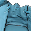 HERMES Birkin 35 Hand Bag Taurillon Leather Light Blue Silver Auth 188857SM-32