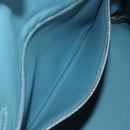 HERMES Birkin 35 Hand Bag Taurillon Leather Light Blue Silver Auth 188857SM-35