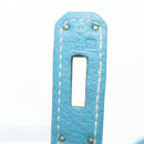 HERMES Birkin 35 Hand Bag Taurillon Leather Light Blue Silver Auth 188857SM-11