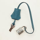 HERMES Birkin 35 Hand Bag Taurillon Leather Light Blue Silver Auth 188857SM-37