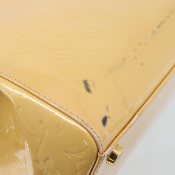 LOUIS VUITTON Vernis Blair MM Hand Bag 2way Rose Flow Lantern M91621 Auth 188859