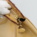 LOUIS VUITTON Vernis Blair MM Hand Bag 2way Rose Flow Lantern M91621 Auth 188859-22