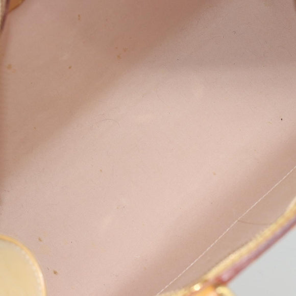 LOUIS VUITTON Vernis Blair MM Hand Bag 2way Rose Flow Lantern M91621 Auth 188859