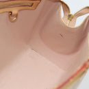 LOUIS VUITTON Vernis Blair MM Hand Bag 2way Rose Flow Lantern M91621 Auth 188859-24