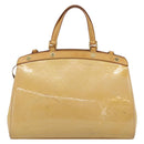LOUIS VUITTON Vernis Blair MM Hand Bag 2way Rose Flow Lantern M91621 Auth 188859-2