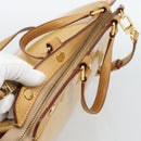 LOUIS VUITTON Vernis Blair MM Hand Bag 2way Rose Flow Lantern M91621 Auth 188859-6