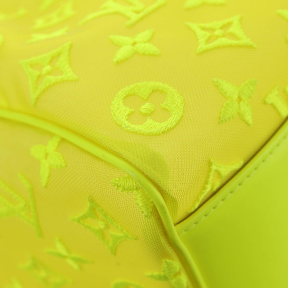 LOUIS VUITTON See Through Keepall Bandouliere 50 Bag Yellow M55380 Auth 188862SAM