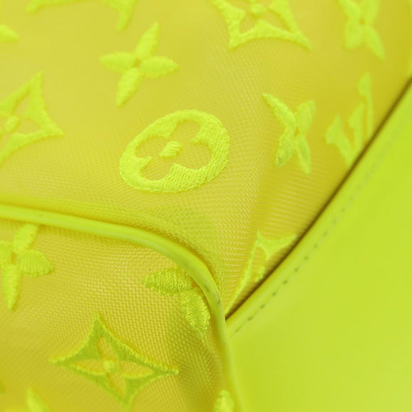 LOUIS VUITTON See Through Keepall Bandouliere 50 Bag Yellow M55380 Auth 188862SAM