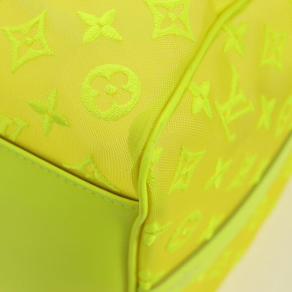LOUIS VUITTON See Through Keepall Bandouliere 50 Bag Yellow M55380 Auth 188862SAM