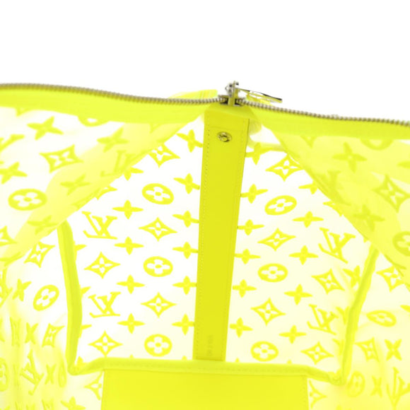 LOUIS VUITTON See Through Keepall Bandouliere 50 Bag Yellow M55380 Auth 188862SAM