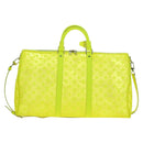 LOUIS VUITTON See Through Keepall Bandouliere 50 Bag Yellow M55380 Auth 188862SAM-2