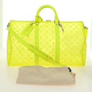 LOUIS VUITTON See Through Keepall Bandouliere 50 Bag Yellow M55380 Auth 188862SAM-12