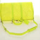 LOUIS VUITTON See Through Keepall Bandouliere 50 Bag Yellow M55380 Auth 188862SAM-9