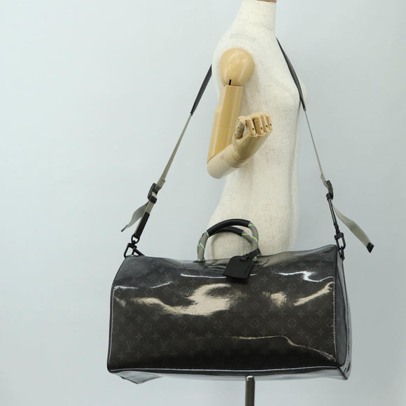 LOUIS VUITTON Eclipse Glaze Keepall Bandouliere 50 Bag M43901 LV Auth 188863SM