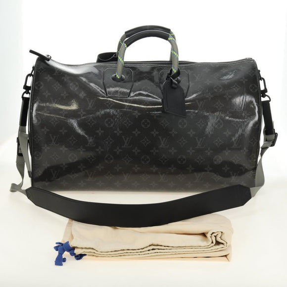 LOUIS VUITTON Eclipse Glaze Keepall Bandouliere 50 Bag M43901 LV Auth 188863SM