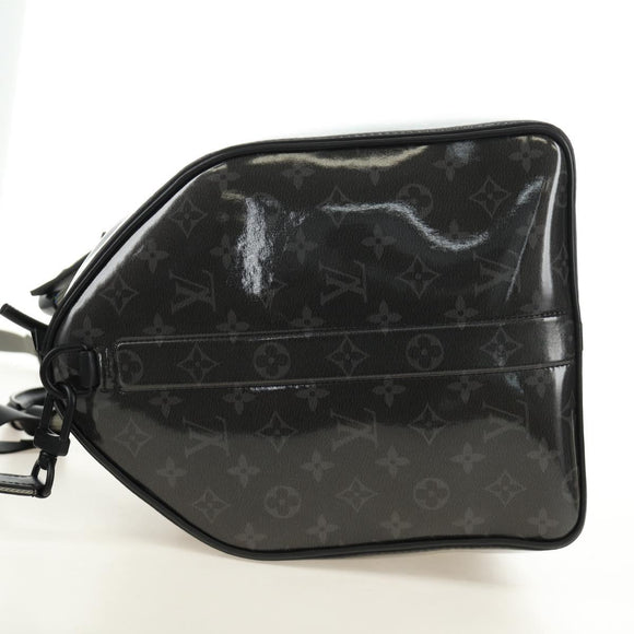 LOUIS VUITTON Eclipse Glaze Keepall Bandouliere 50 Bag M43901 LV Auth 188863SM