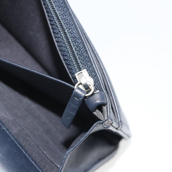 CHANEL Chain Shoulder Bag Canvas Black Silver CC Auth 188864