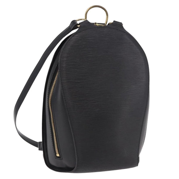 LOUIS VUITTON Epi Mabillon Backpack Black M52232 LV Auth 188865