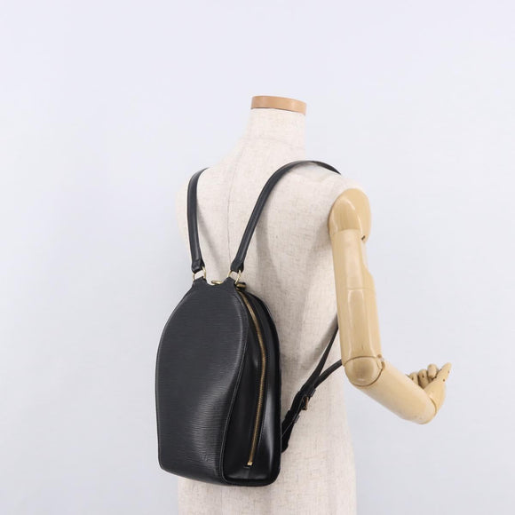 LOUIS VUITTON Epi Mabillon Backpack Black M52232 LV Auth 188865
