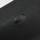 CELINE Shoulder Bag Leather Black Auth 188867V-18