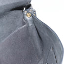 CELINE Shoulder Bag Leather Black Auth 188867V-21