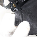 CELINE Shoulder Bag Leather Black Auth 188867V-11