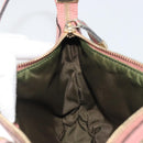 GUCCI GG Canvas Accessory Pouch Beige Gold 224093 Auth 188871V-17