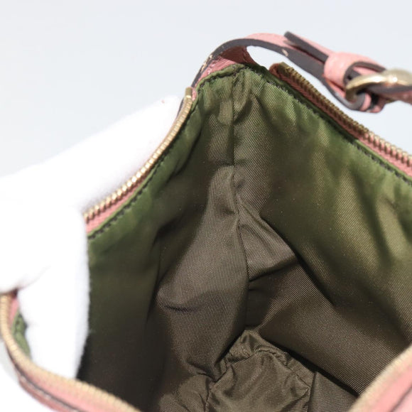 GUCCI GG Canvas Accessory Pouch Beige Gold 224093 Auth 188871V