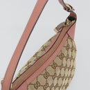 GUCCI GG Canvas Accessory Pouch Beige Gold 224093 Auth 188871V-6