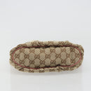 GUCCI GG Canvas Accessory Pouch Beige Gold 224093 Auth 188871V-9